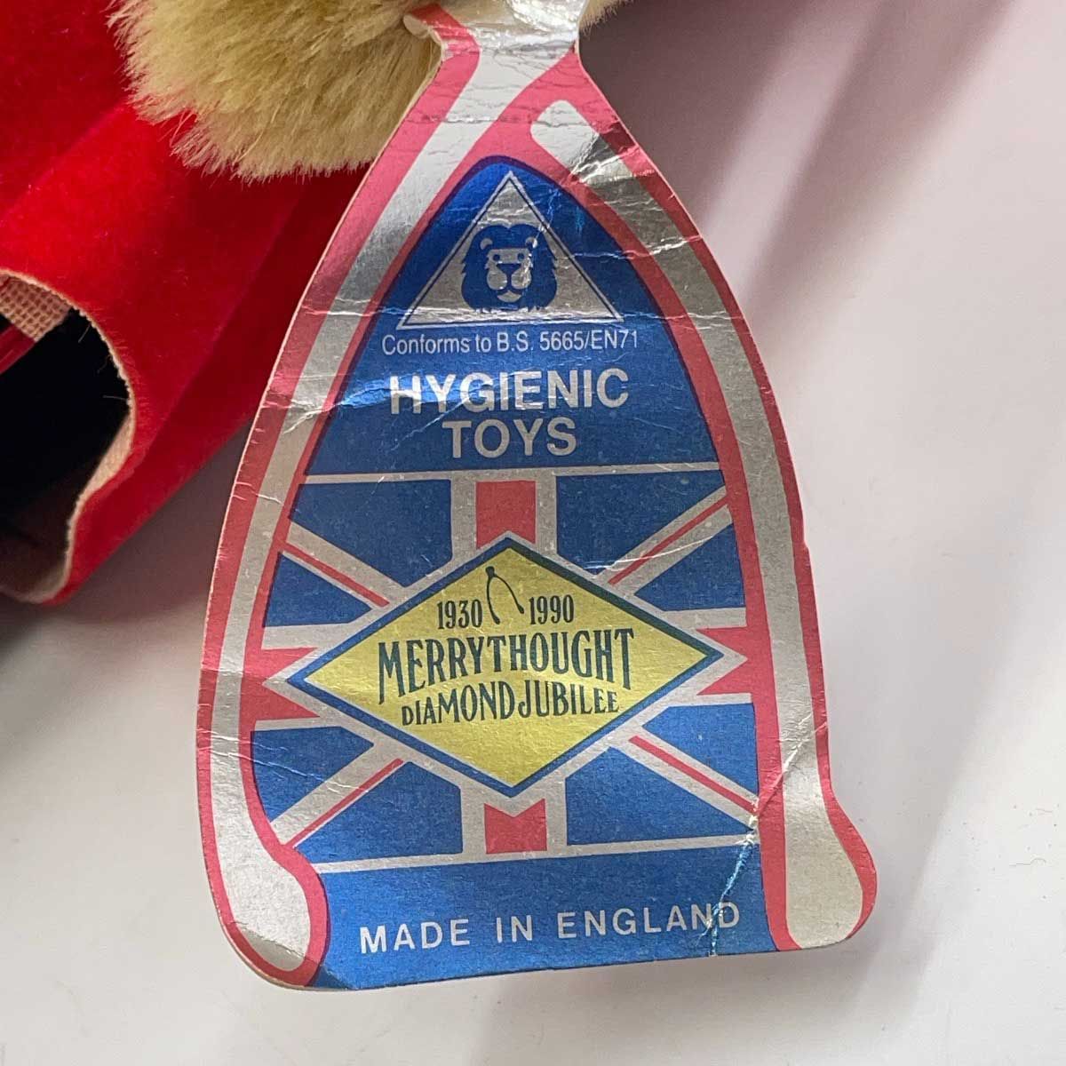メリーソート MERRYTHOUGHT テディベア イギリス衛兵 約50cm タグ付 メリーソート MERRYTHOUGHT テディベア イギリス衛兵 約50cm タグ付