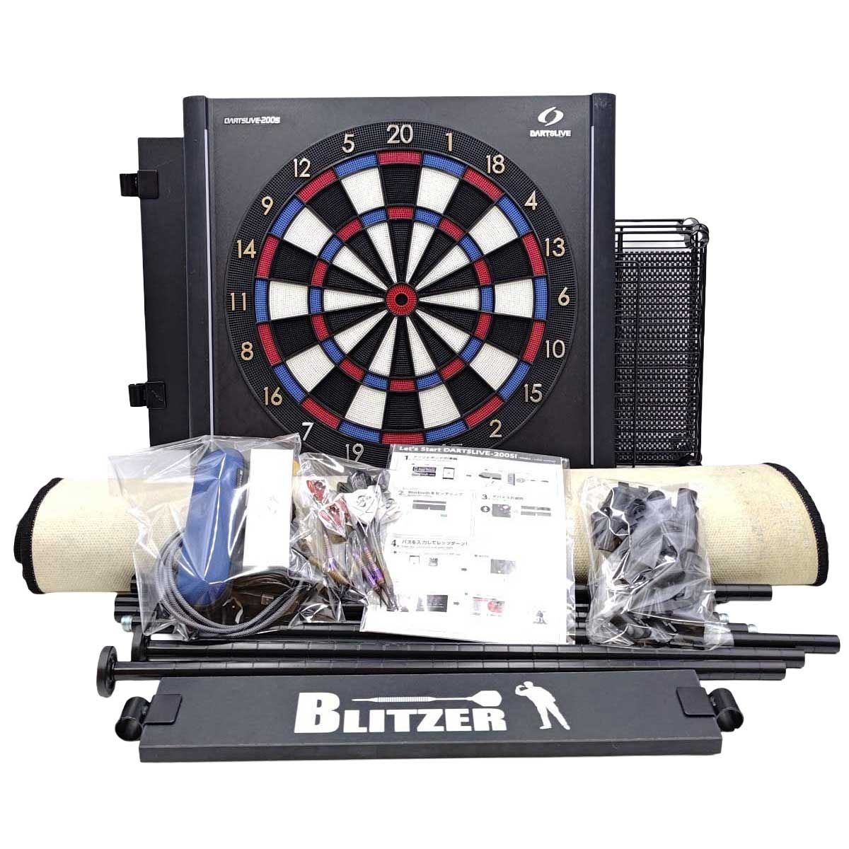 セット] DARTSLIVE ダーツライブ200S ダーツボード / スタンド(BlITZER 