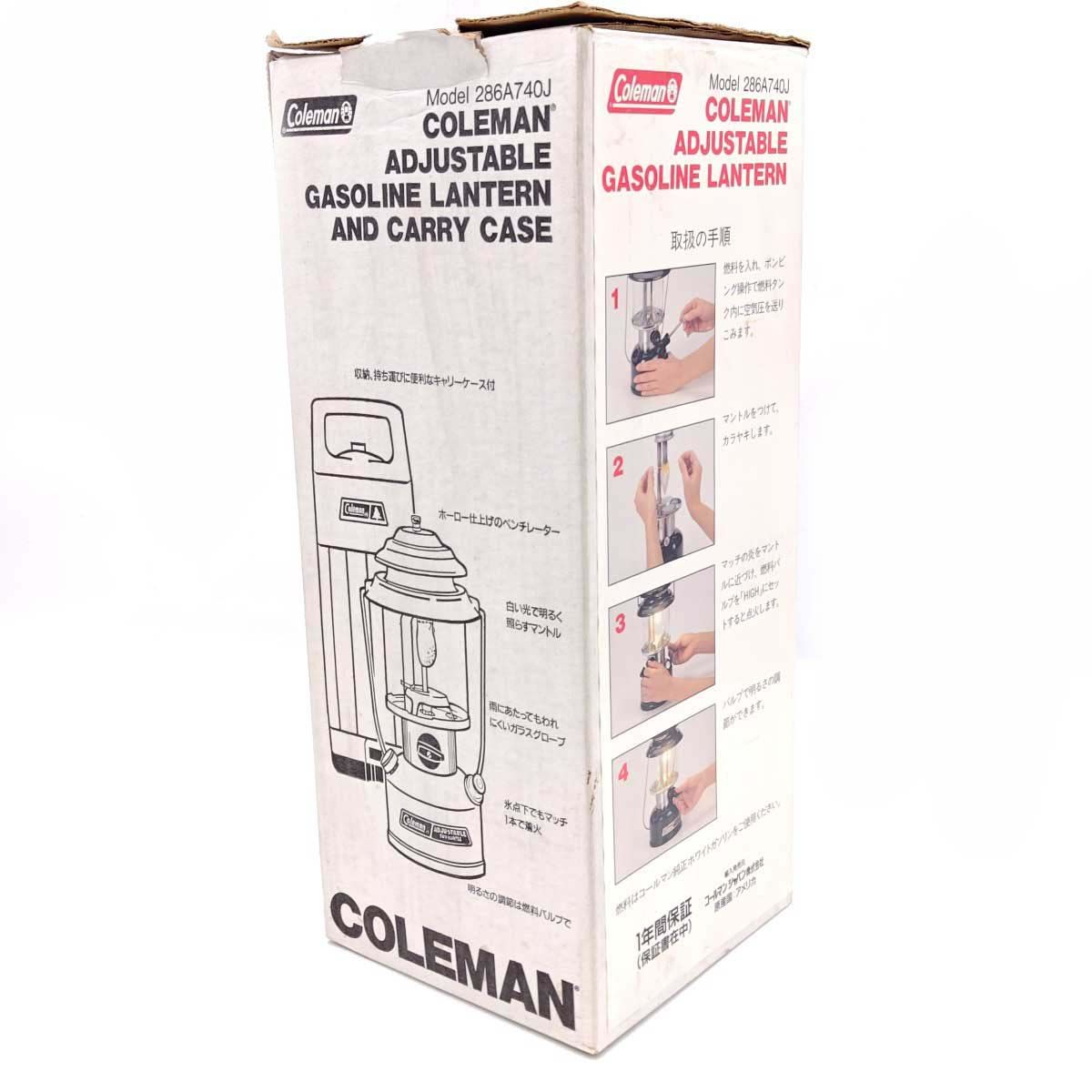 コールマン 286A740J ワンマントルランタン ガソリン 1993年製10月製