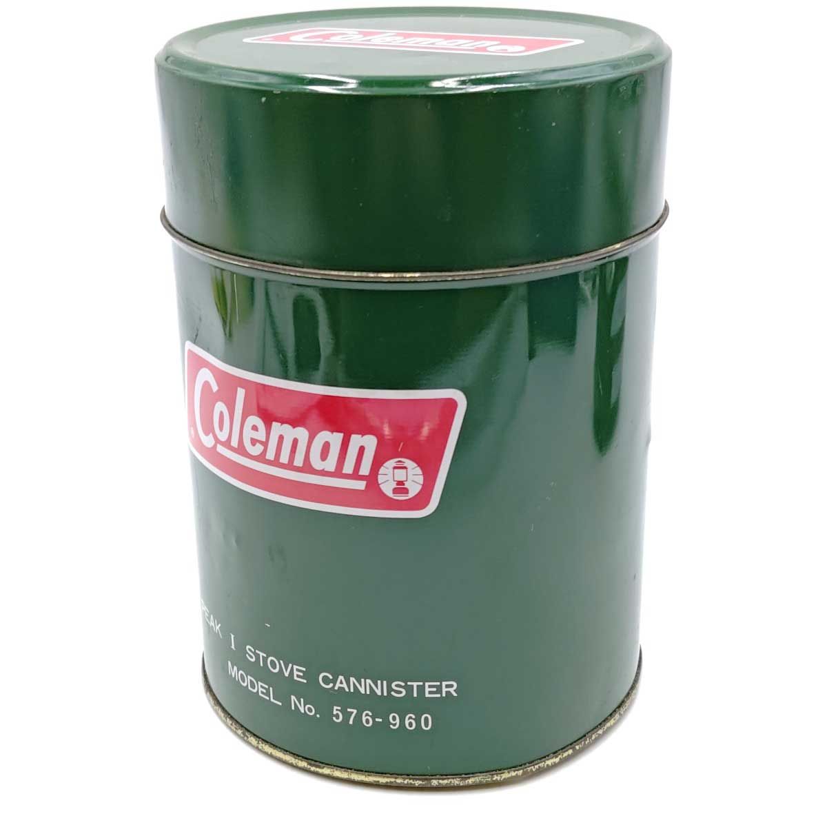 コールマン 400-499 PEAK１ピーク1 ガソリンストーブ 1981年8月製 Coleman シングルバーナー キャニスター缶(576-960)付 コールマン 400-499 PEAK1ピーク1 ガソリンストーブ 1981年8月製