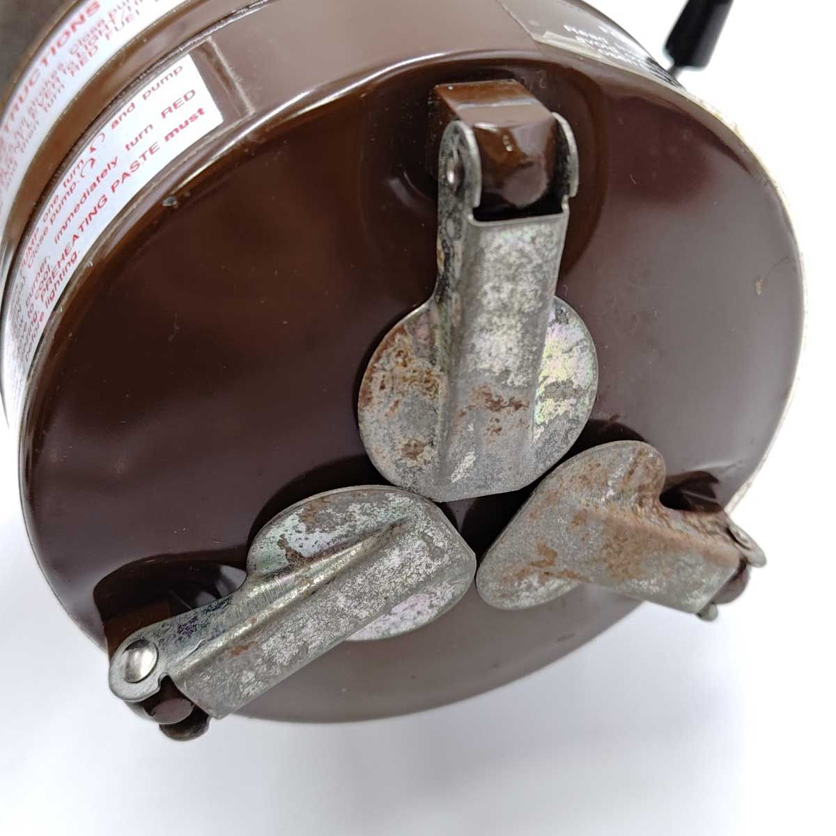 コールマン 400-499 PEAK１ピーク1 ガソリンストーブ 1981年8月製 Coleman シングルバーナー キャニスター缶(576-960)付 中古】コールマン 400-499 PEAK1ピーク1 ガソリンストーブ 1981年8月