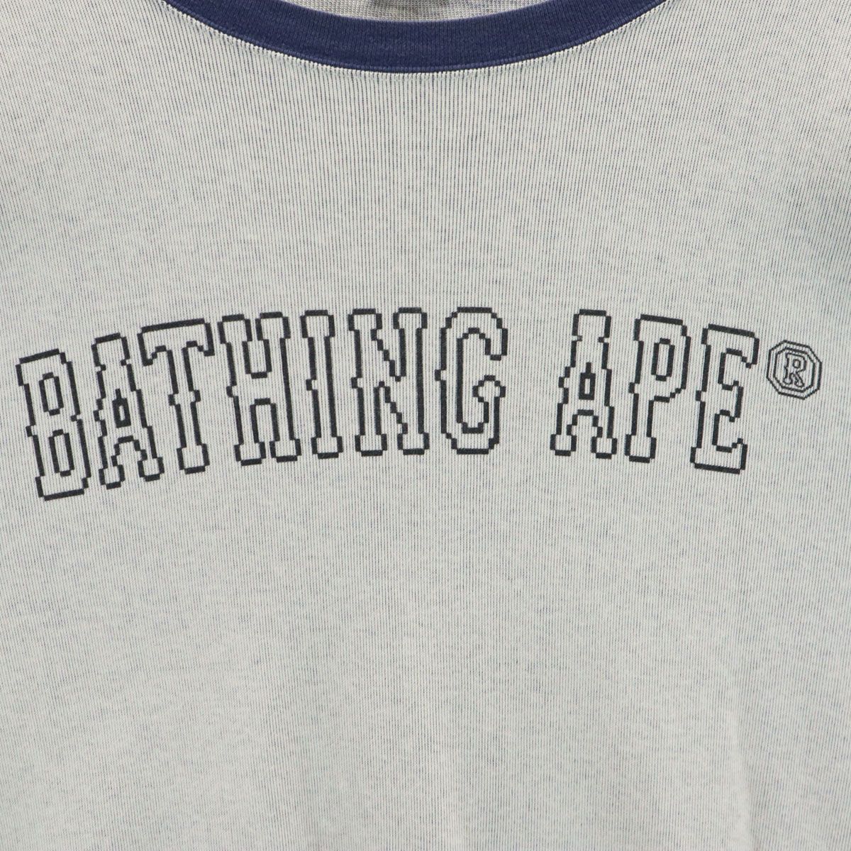 A BATHING APE アベイシングエイプ 日本製 長袖 トレーナー M グレー