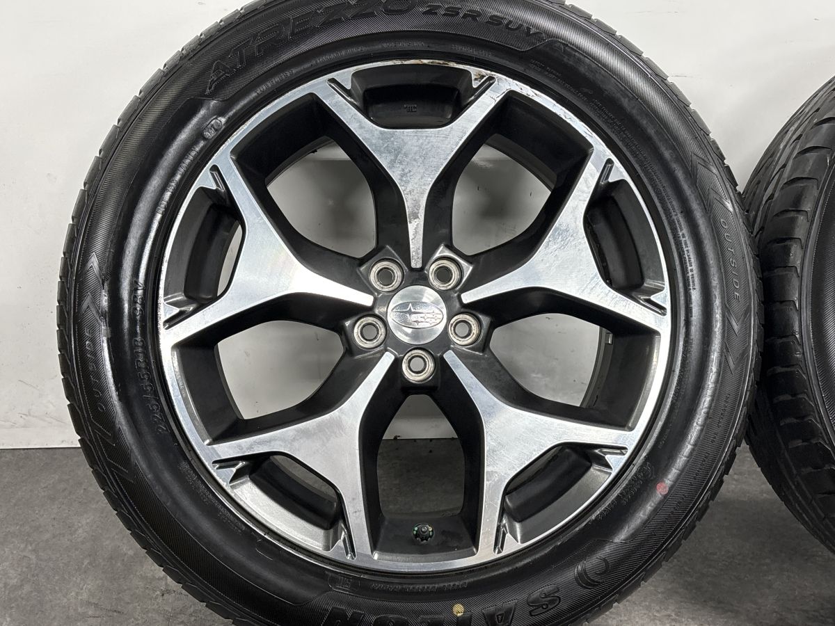 交換用に】スバル SJ フォレスター 純正 18in 7J +48 PCD100 セイルン 