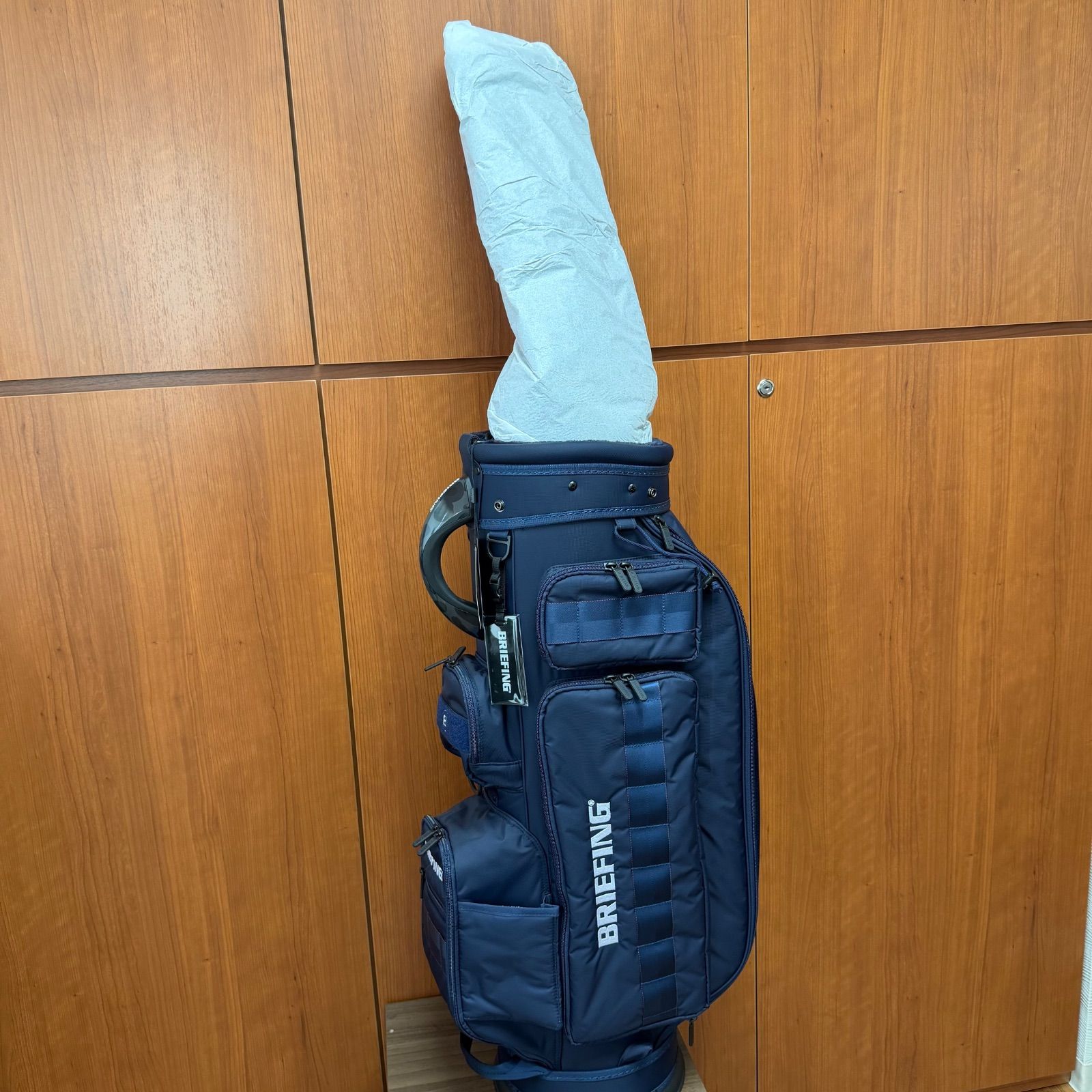 新品・未使用】BRIEFING GOLF キャディバッグ CR-6 #03 ネイビー 