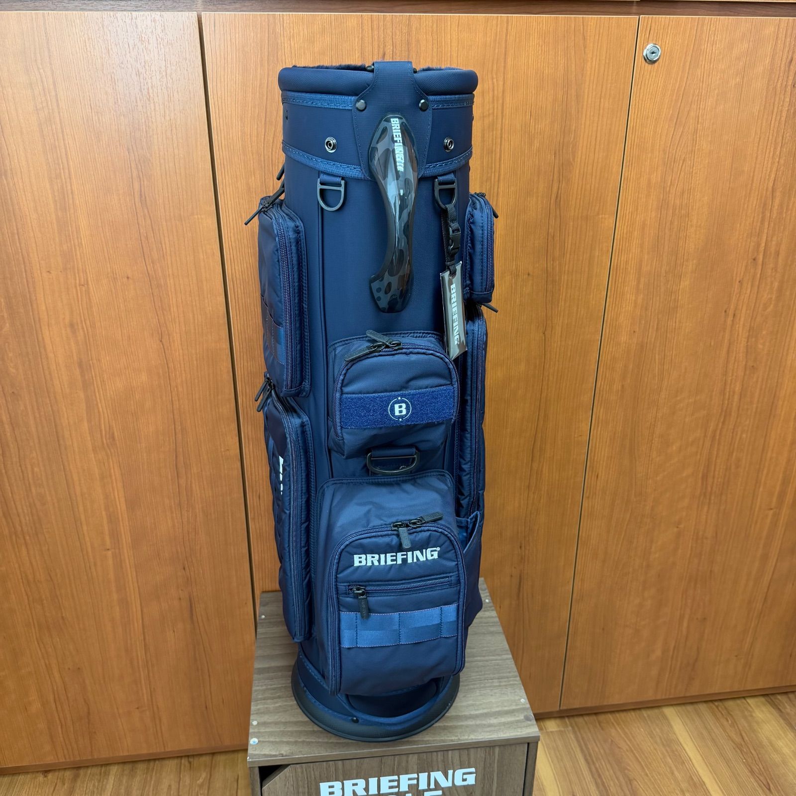 新品・未使用】BRIEFING GOLF キャディバッグ CR-6 #03 ネイビー