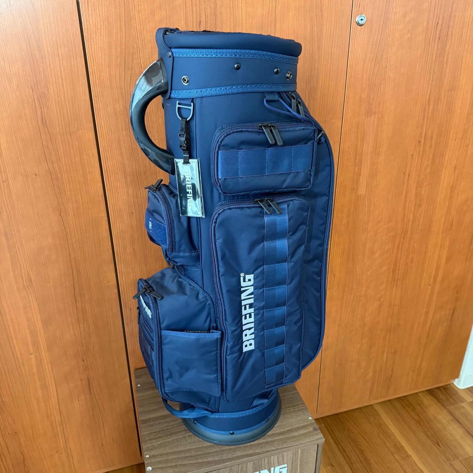 新品・未使用】BRIEFING GOLF キャディバッグ CR-6 #03 ネイビー