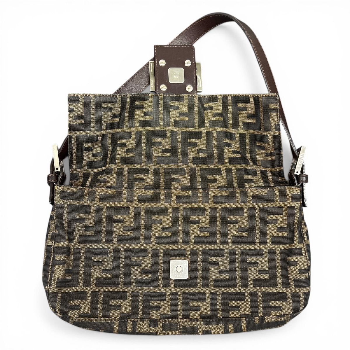 FENDI 人気 美品 フェンディ マンマバケット ZUCCA ズッカ ショルダー