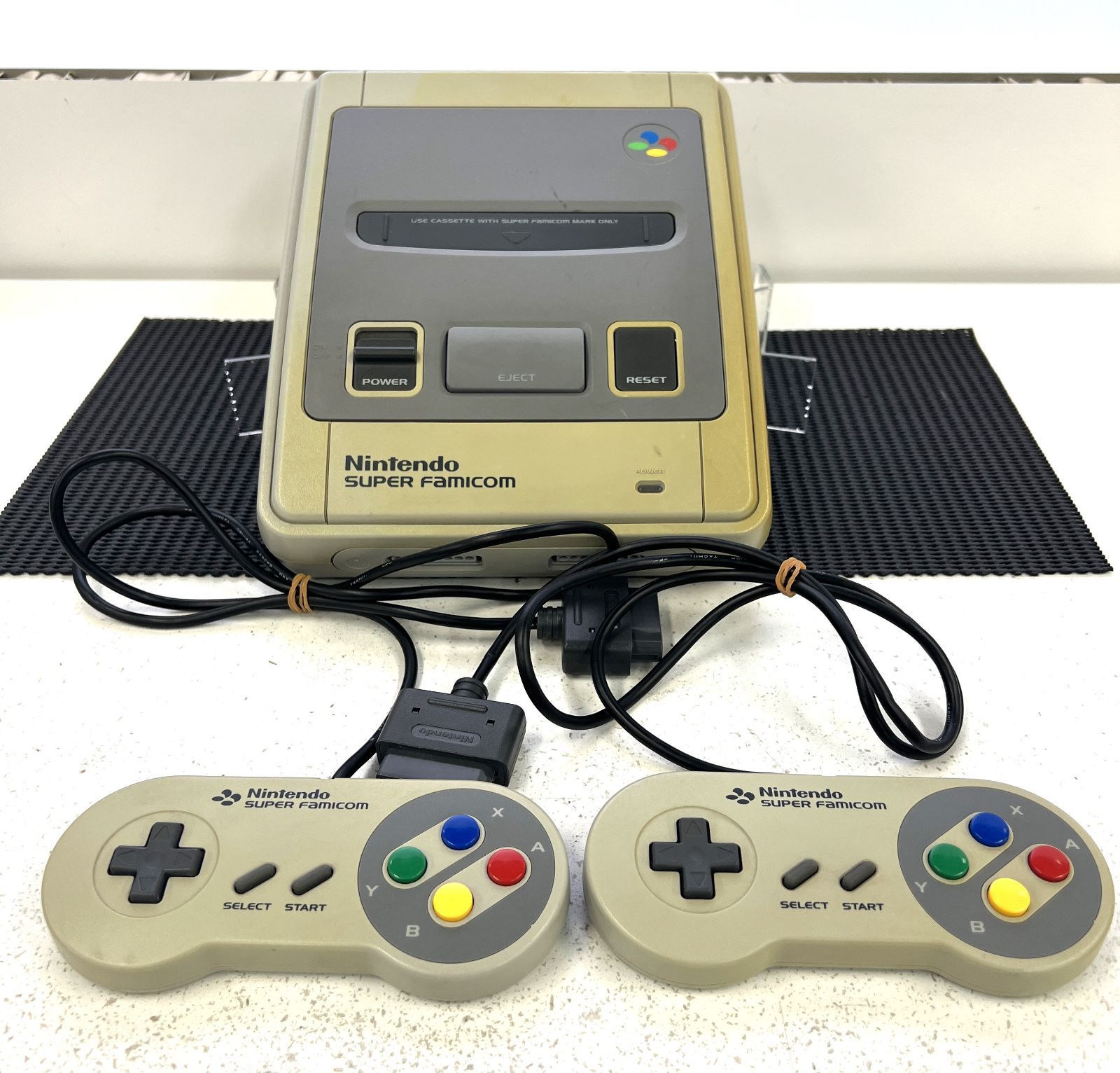 SFC】スーパーファミコン本体+ソフト2本セット【動作品】 - メルカリ