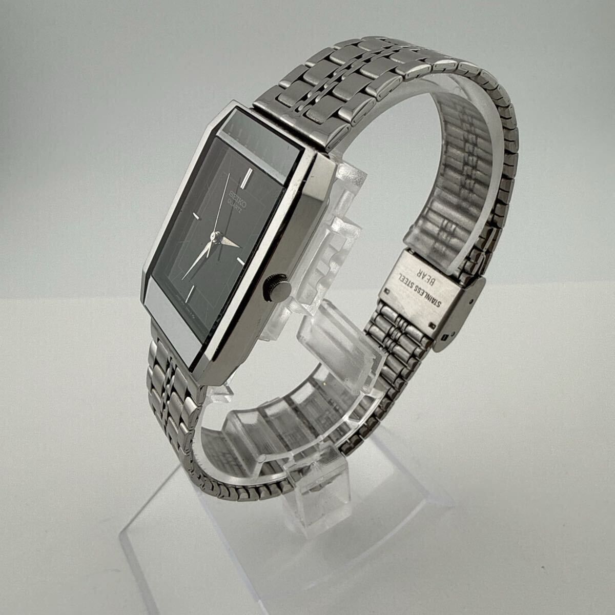 SEIKO 7431-5360 セイコー スクエア 黒文字盤 メンズ 腕時計 ジャンク