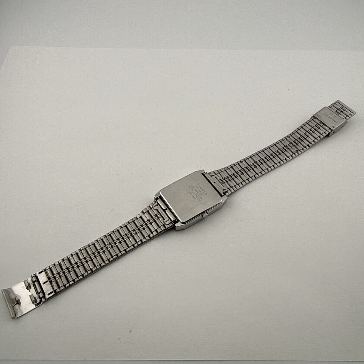 SEIKO 7431-5360 セイコー スクエア 黒文字盤 メンズ 腕時計 ジャンク