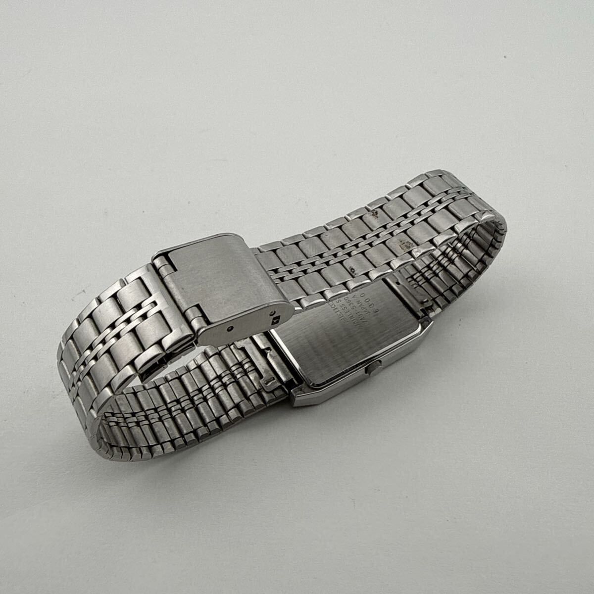 SEIKO 7431-5360 セイコー スクエア 黒文字盤 メンズ 腕時計 ジャンク