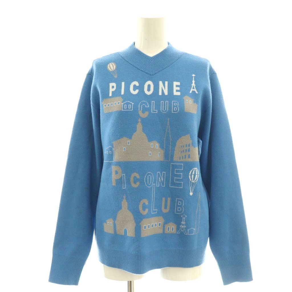 Club Picone ネイビー セーター 44 ピッコーネクラブメンズニット商品一覧 - 30代・40代・50代・60代から メンズウェア