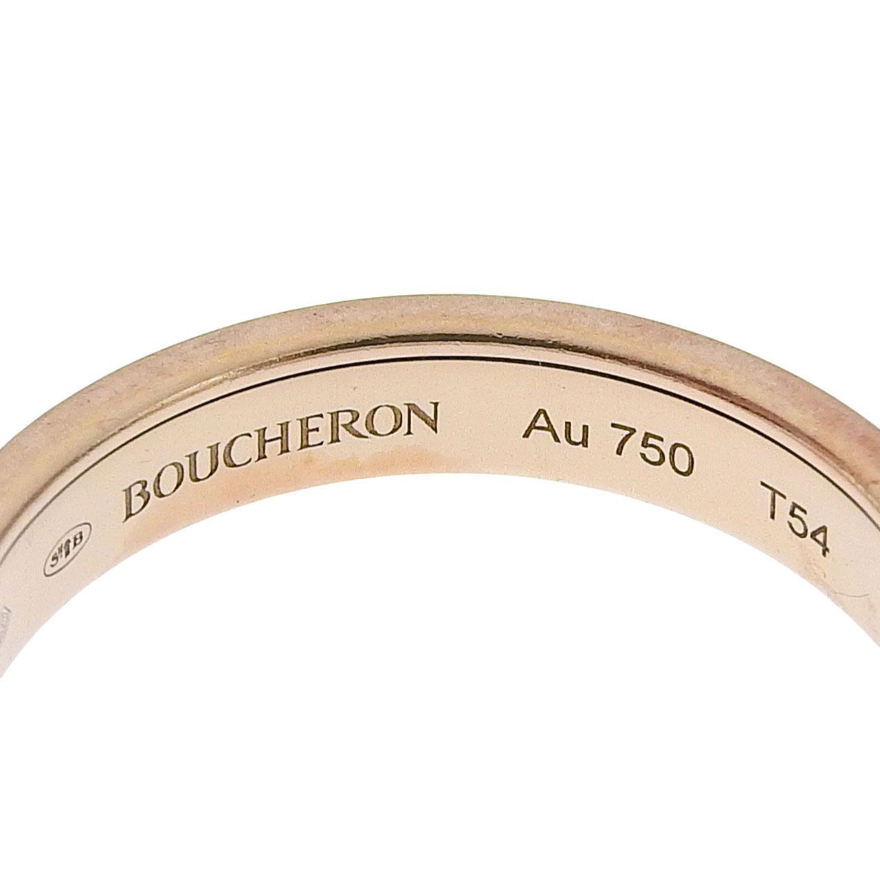 BOUCHERON ブシュロン K18 750 PG キャトルレッド リング ハーフ 