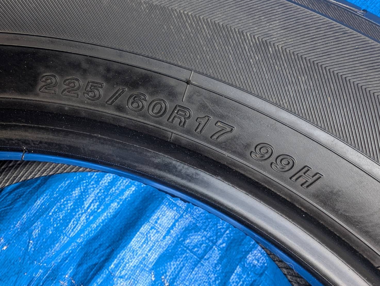 6058）225/60R17 99H YOKOHAMA BluEarth E51 2021年製 1本 中古品 