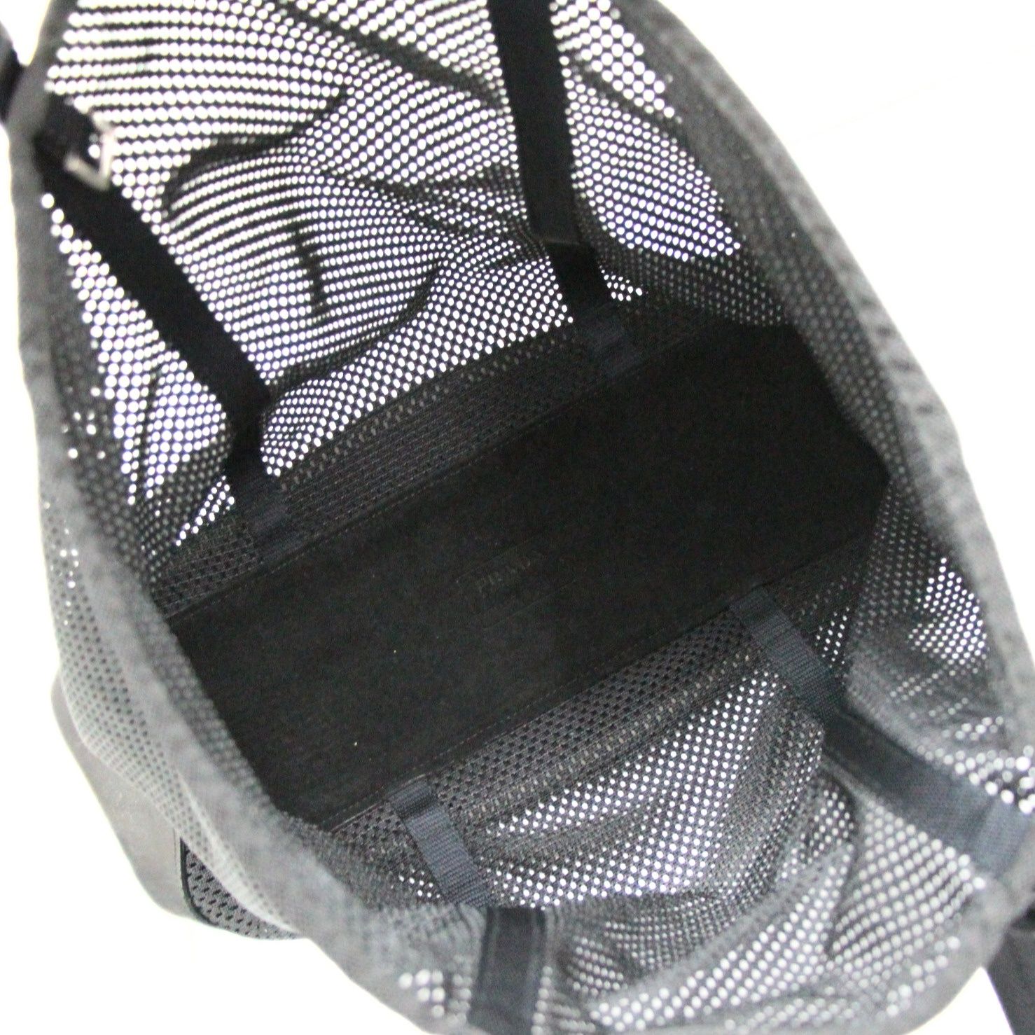 プラダ PRADA プラダスポーツ メッシュトートバッグ 黒 【74276 