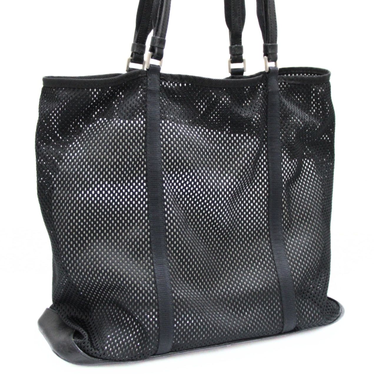 プラダ PRADA プラダスポーツ メッシュトートバッグ 黒 【74276 