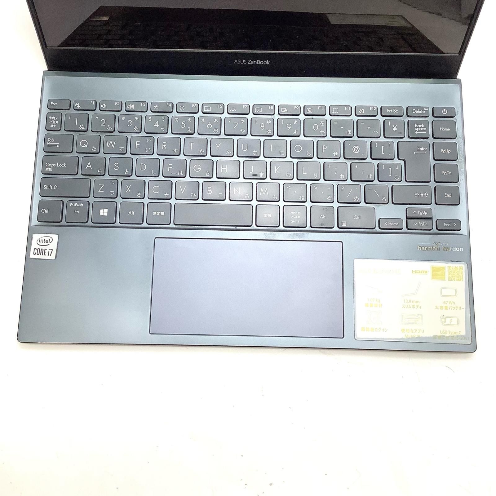 難有】ASUS ZenBook 13 UX325J i7 16GB SSD512GB - メルカリ
