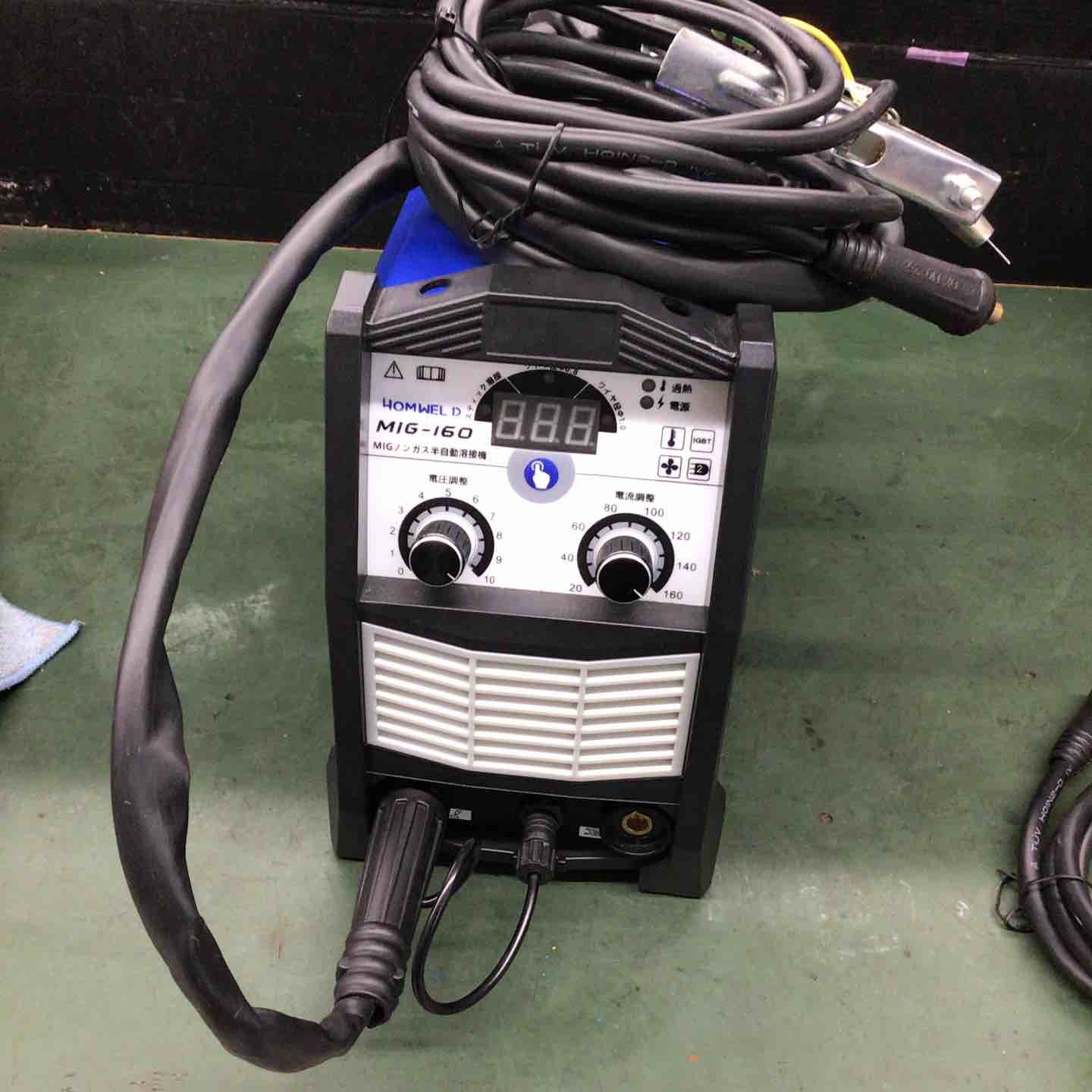 ▽HOMWELD 半自動溶接機MIG160 AC100V 1台両用 MMA・MIGインバータ 