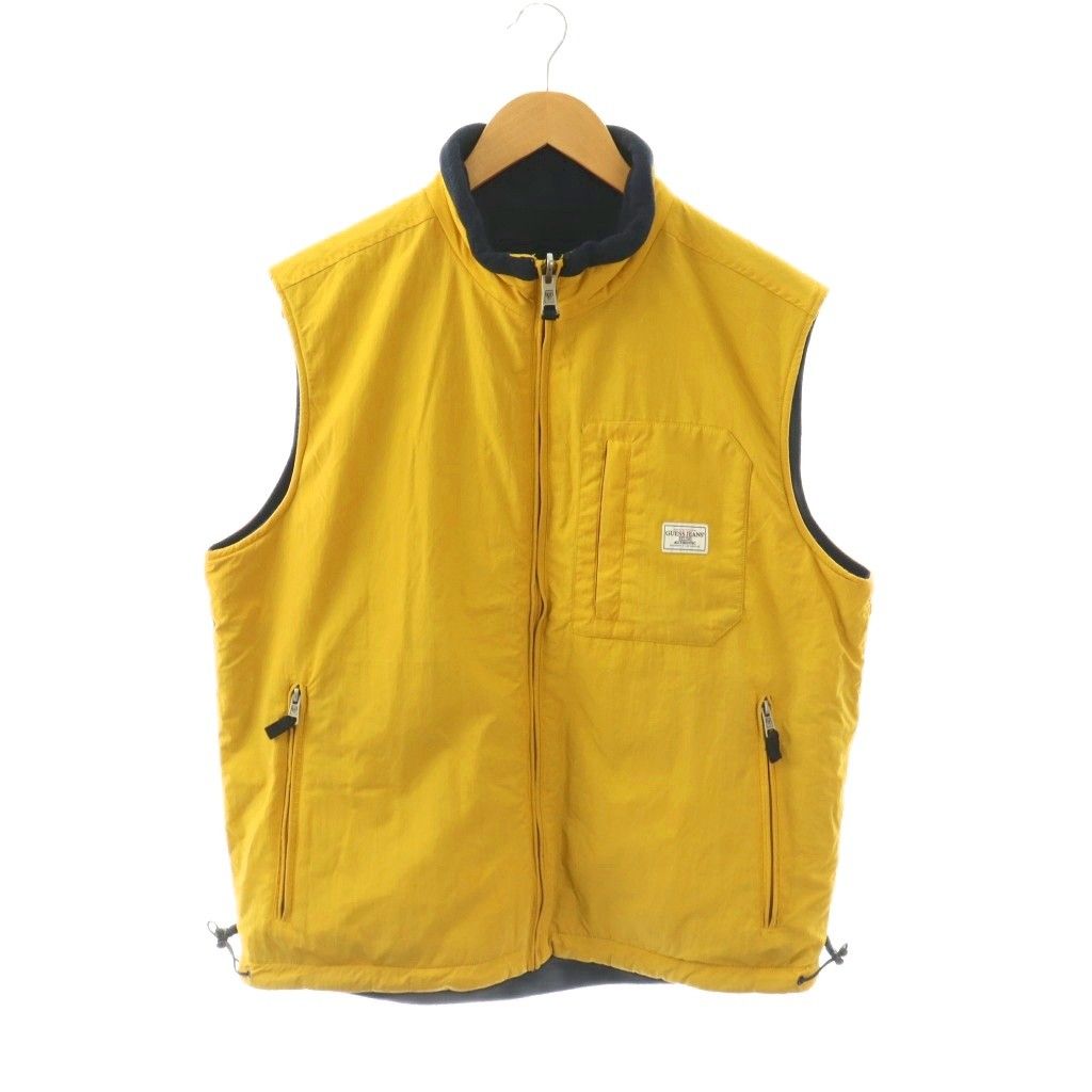 ゲス GUESS JEANS Reversible Vest リバーシブルベスト ナイロン 