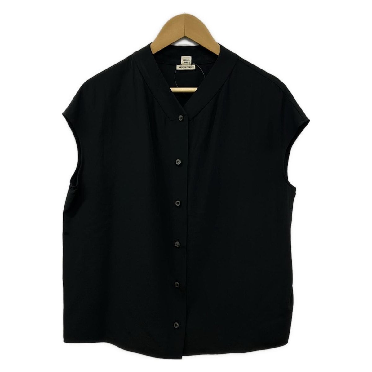 HERMES(エルメス) ノースリーブシャツブラウス サイズ36 S レディース 