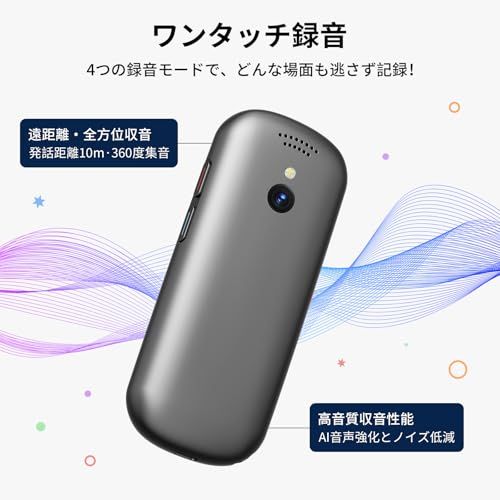 M4 AI ボイスレコーダー 文字起こし無料 オフラインモード AI 