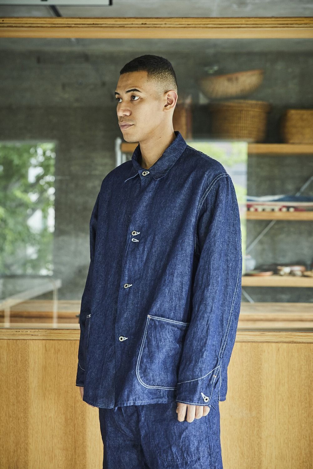 だ*い様 新品未使用　オアスロウ　カバーオール　L orslow オアスロウ WWII 40'S LINEN DENIM COVERALL 01-6250-L81