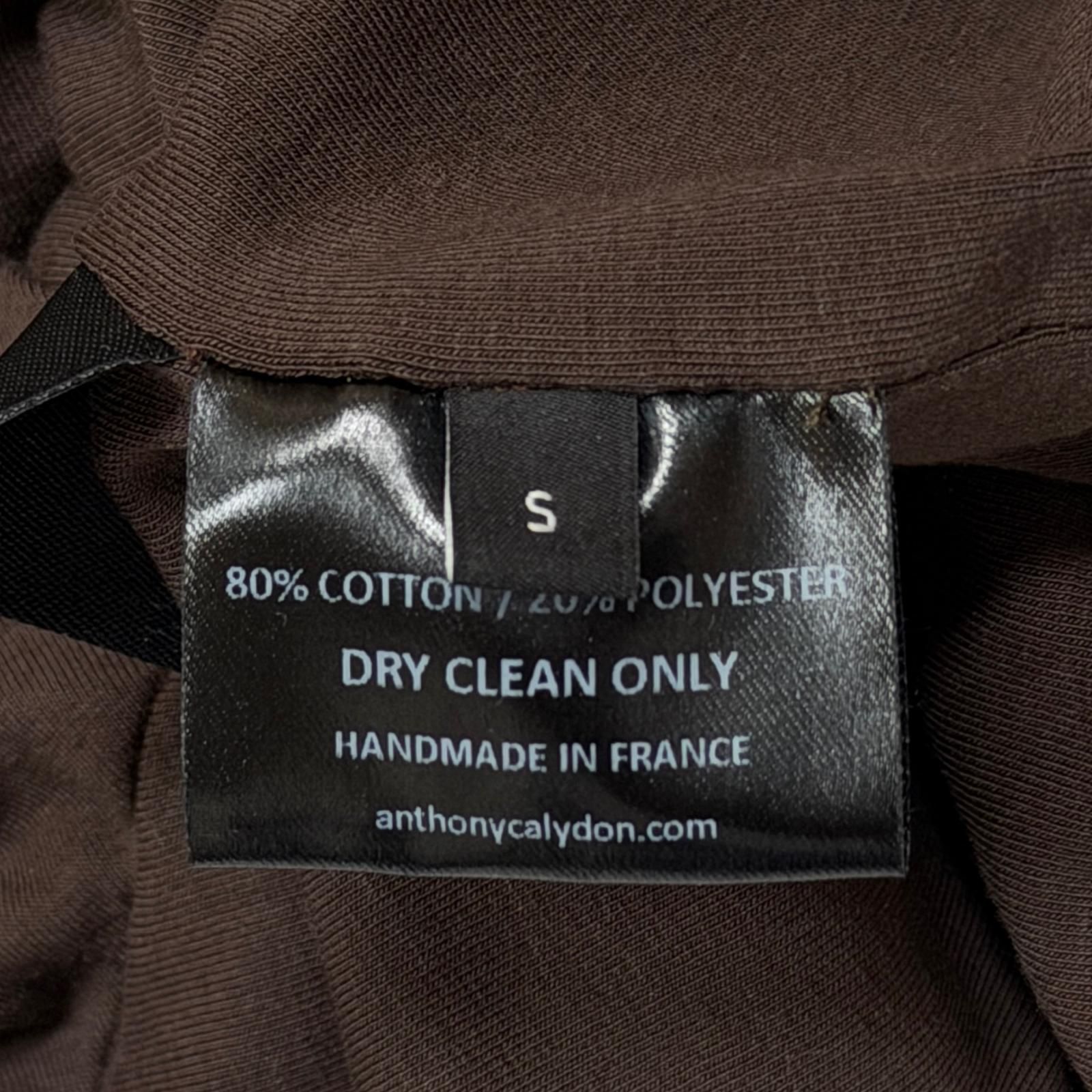 ANTHONY CALYDON Bomber hoodie ボンバーフーディー ジップアップ 