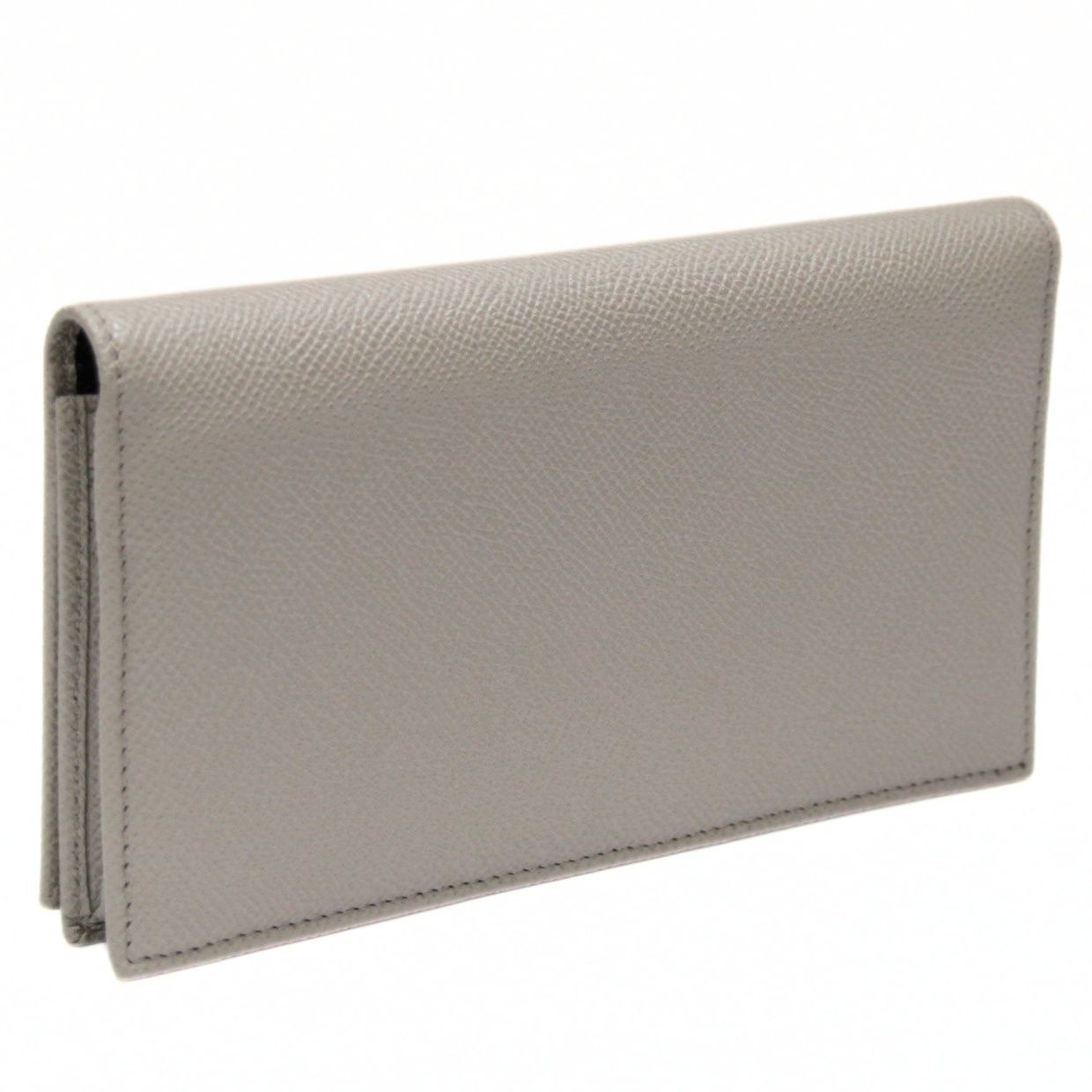 送料込み！ 美品 BVLGARI 長財布 グレー レザー 113 BVLGARI - ブルガリ BVLGARI ロゴ 33385 Wホック 長財布 PVC/レザー
