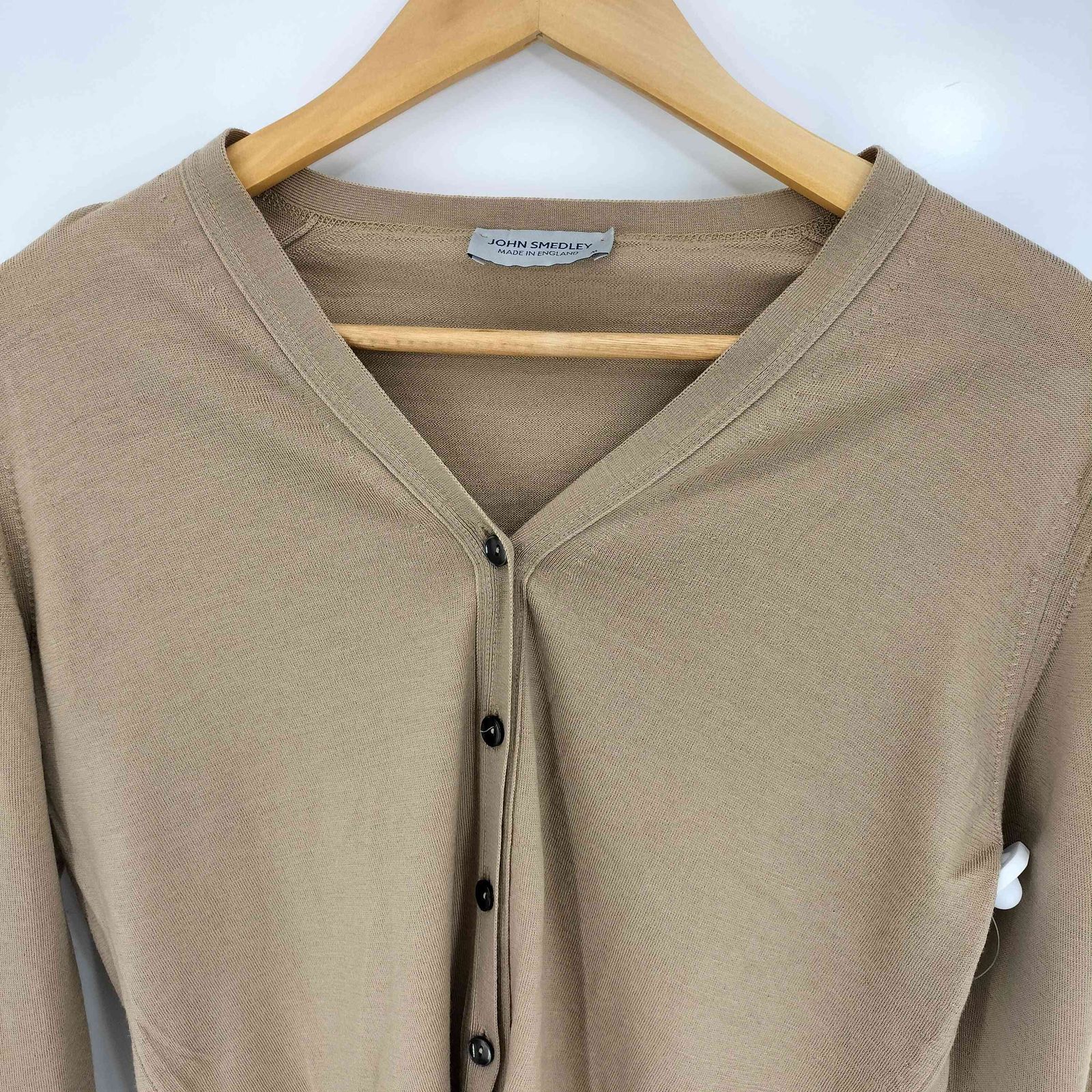 ジョンスメドレー JOHN SMEDLEY イングランド製 ウール Vネック 