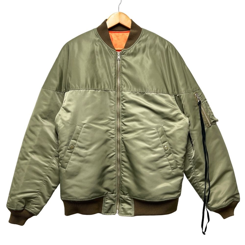 Rags McGREGOR 211133603 袖レザー 牛革スタジャン Rags McGREGOR ラグスマックレガー 211134603 14AW ATHLETIC JACKET