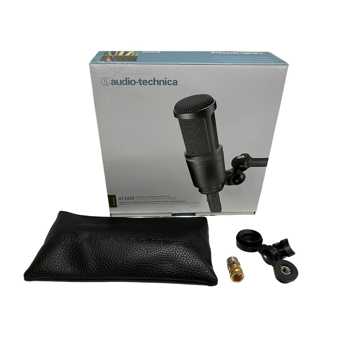 (新品未使用)AT2020 灰色 audio-technica AT2020 コンデンサーマイク オーディオテクニカ 音響
