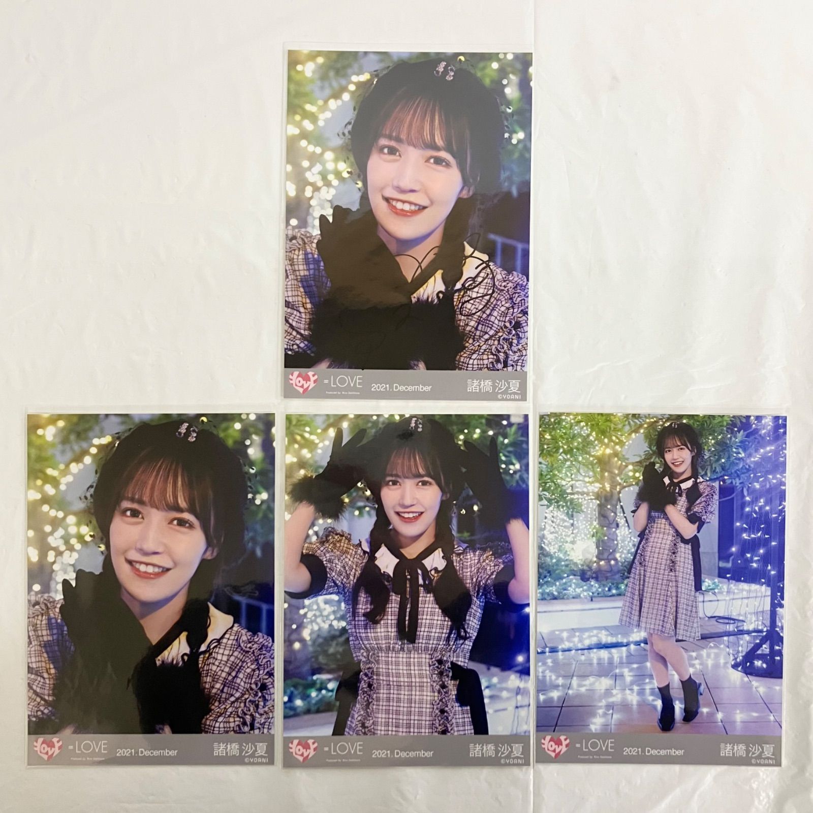 ゆ*は様 =LOVE 諸橋沙夏 魔法少女衣装　直筆コンプ イコラブ 諸橋沙夏 魔法少女衣装 アリーナツアー2025 生写真 コンプ