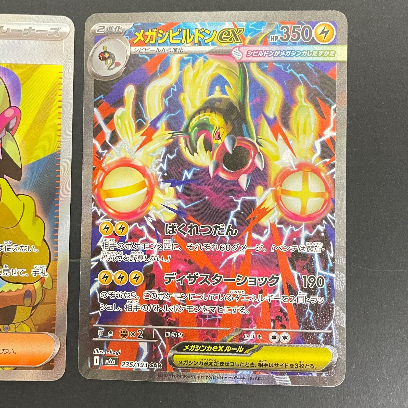 ポケモンカード カナリィ SAR シビルドンRR付き 三沢店56-22-0410] ポケモンカード カナリィ SR メガシビルドンex SAR