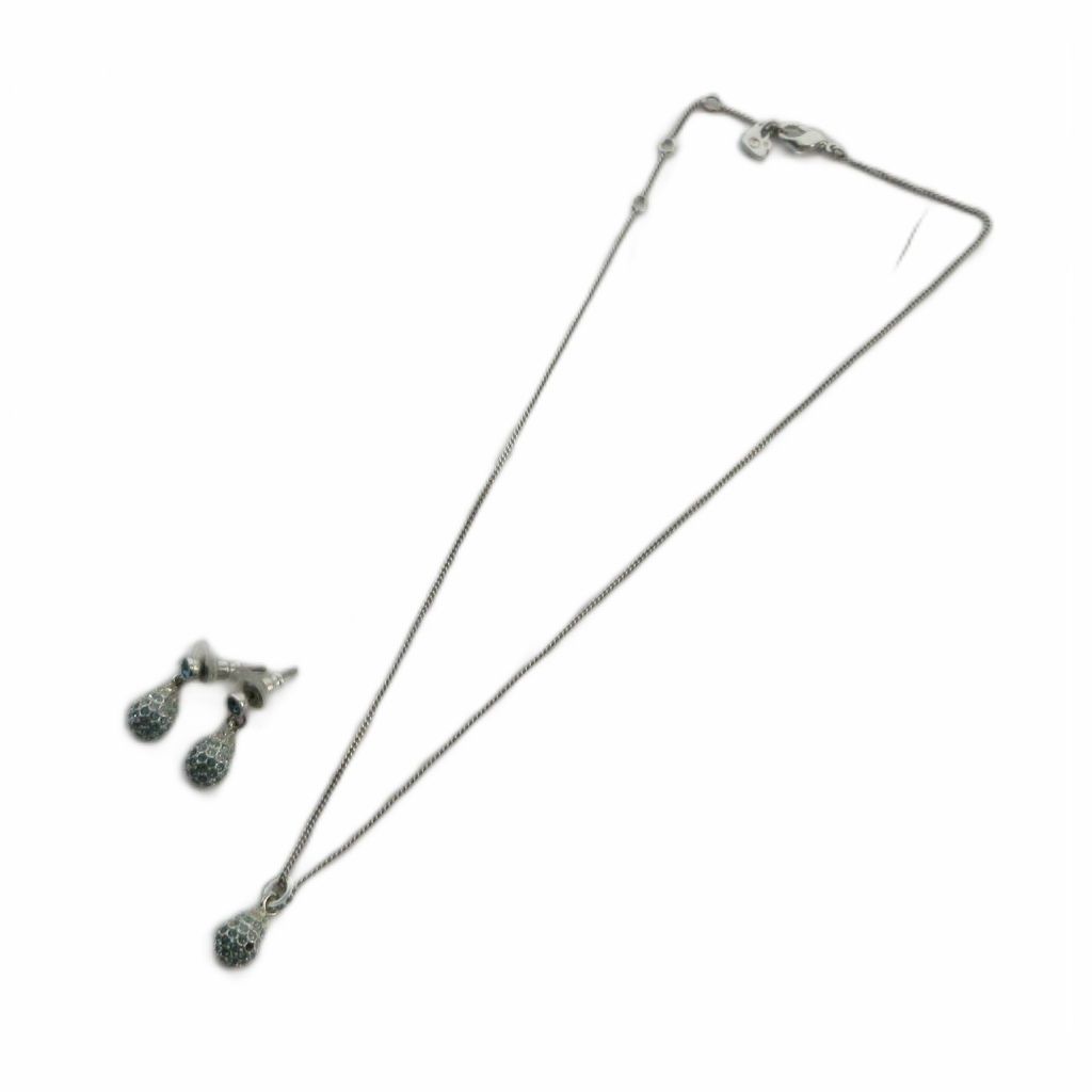 スワロフスキー SWAROVSKI ネックレス ピアス セット アクセサリー 両