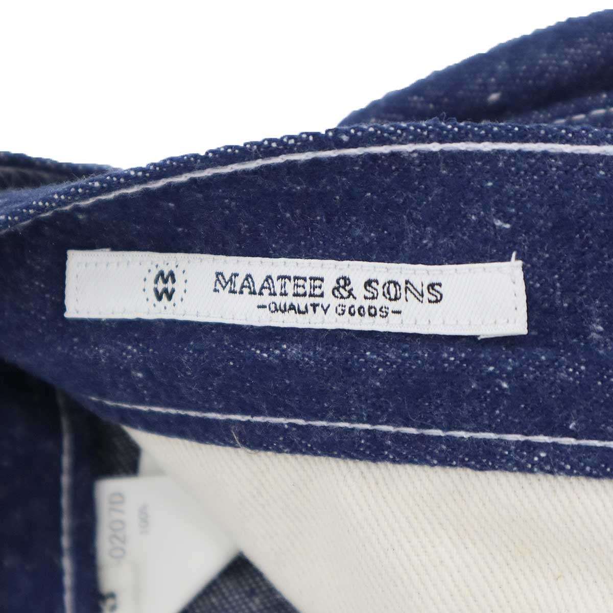 MAATEE＆SONS マーティーアンドサンズ WAGAMAMA 別注 シルクネップ