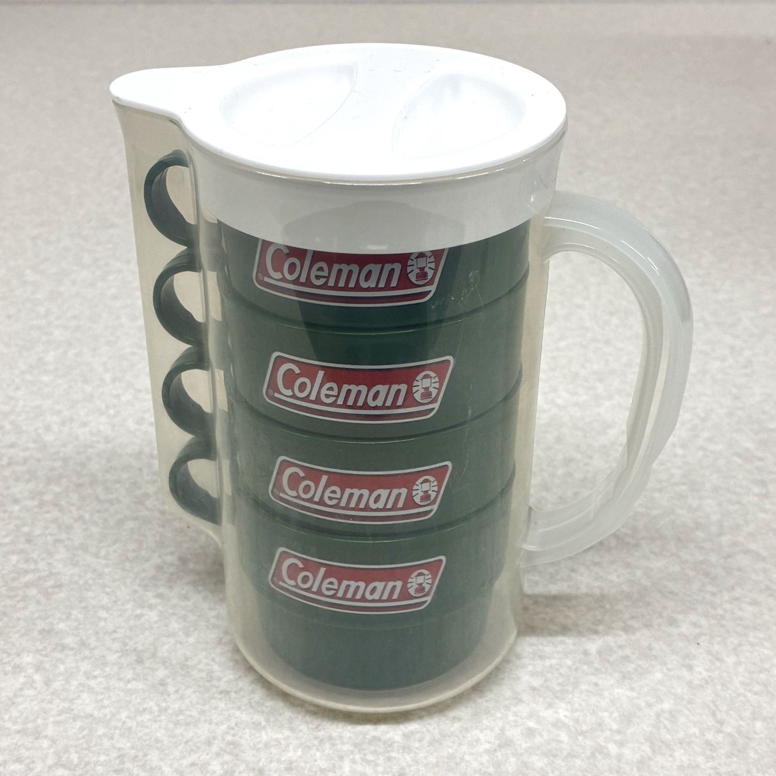 極美品】コールマン スタッキングマグ4個＆ピッチャーセット 非売品