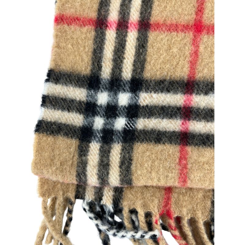 バーバリー（Burberry）マフラー ノバチェック柄 カシミア100% 長さ
