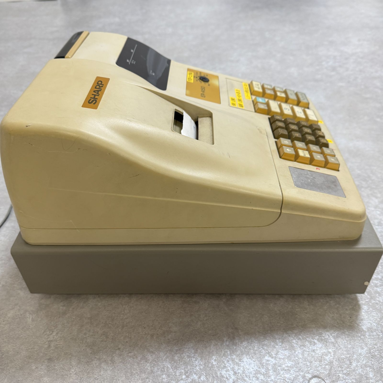 【494】SHARP レジスターER-A150 レジ｜Yahoo!フリマ（旧PayPayフリマ） ER-A310S 電子レジスター SHARP レジ コンパクト 送料込み 店舗用品