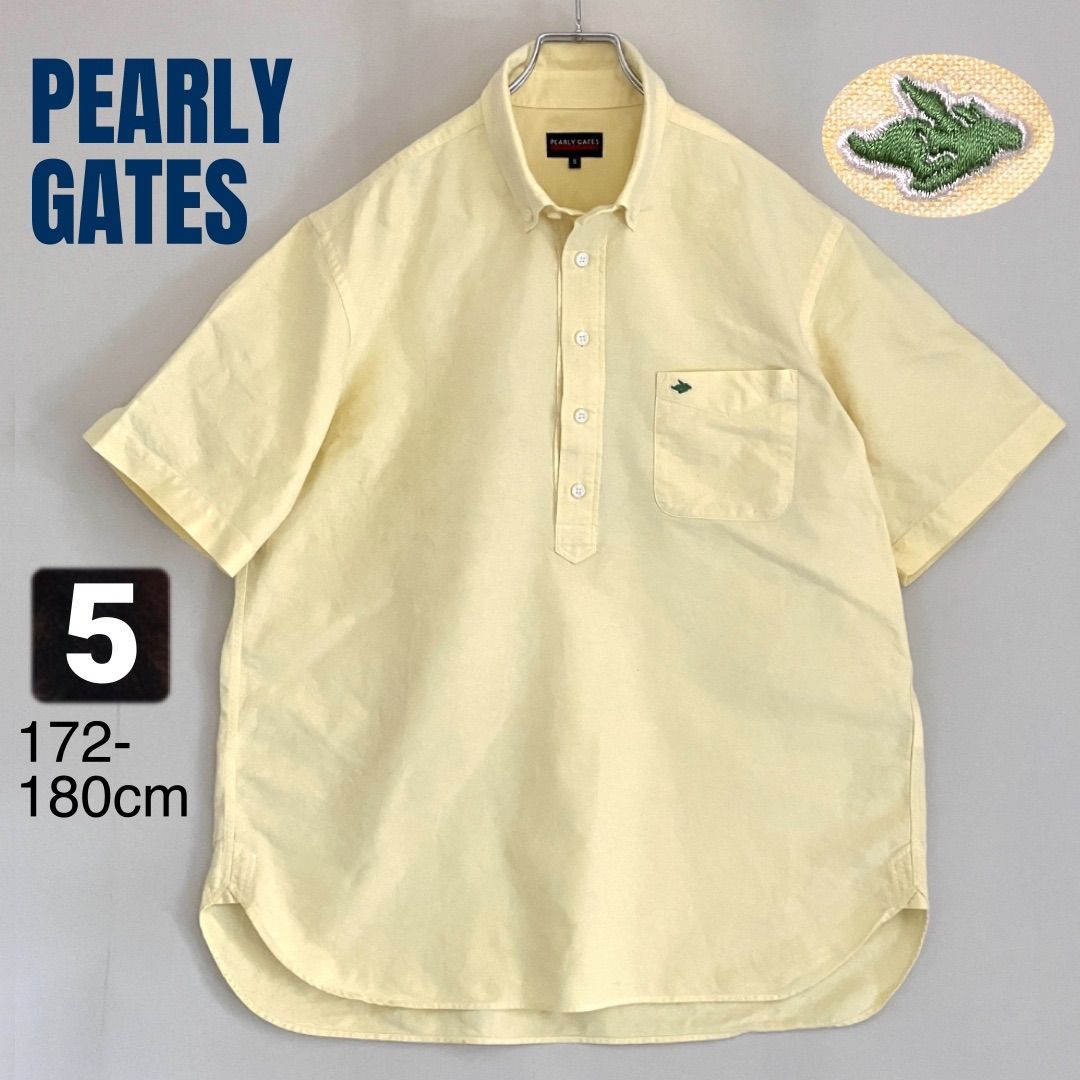 PEARLY GATES オーバーシャツ パーリーゲイツ PEARLY GATES☆プルオーバーシャツ☆オックスフォード