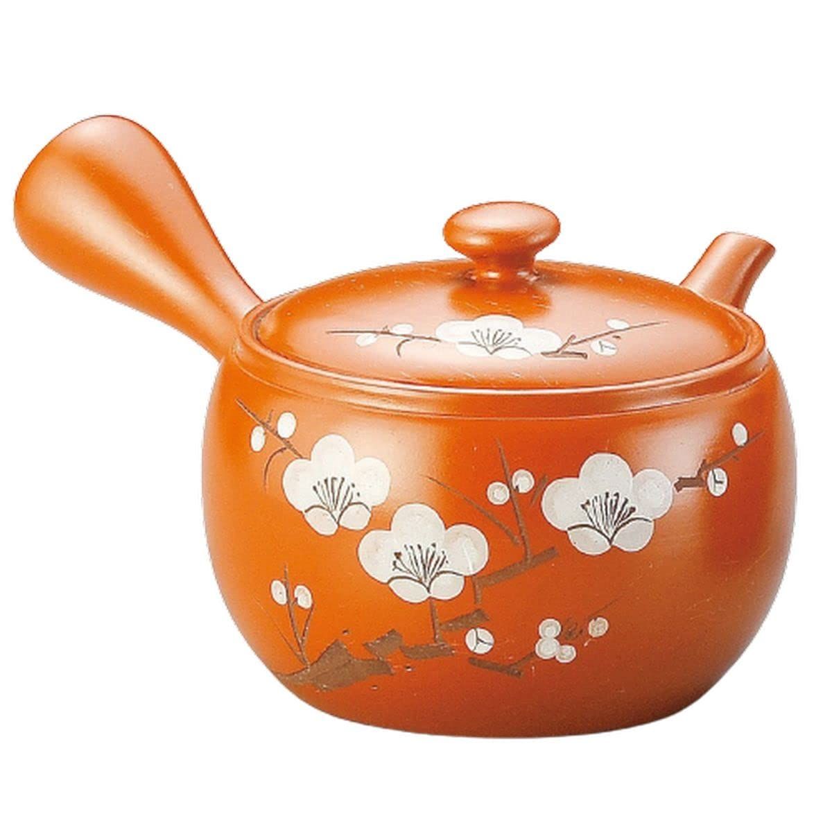 特価商品 ジェイキッチンズ（J-kitchens） 急須 陶器 常滑焼 ティーポット 大きい 450cc オレンジ色