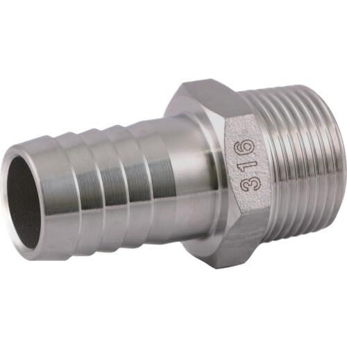 特価商品 ＡＳＯＨ エースニップル ＰＴ１／２×Φ１９ ＳＵＳ３１６ HN-8419