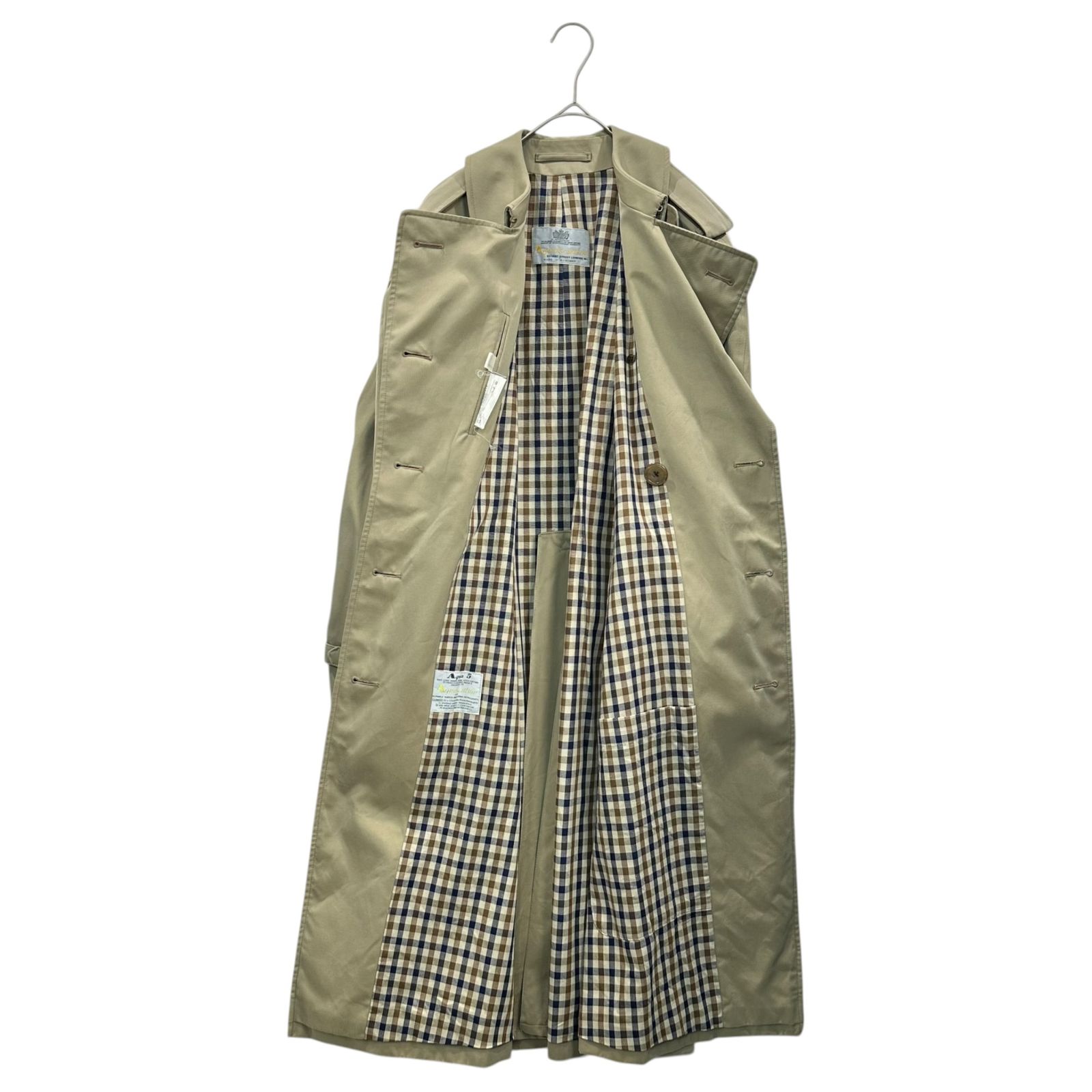 Aquascutum(アクアスキュータム) 80's England made Aqua 5 Trench
