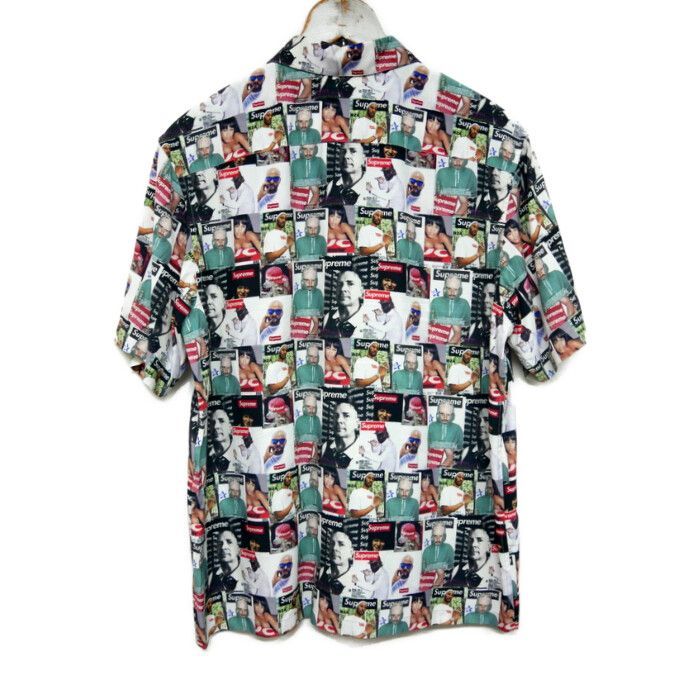 Supreme 国内正規 23SS Magazine S/S Shirt マガジン柄 レーヨン半袖