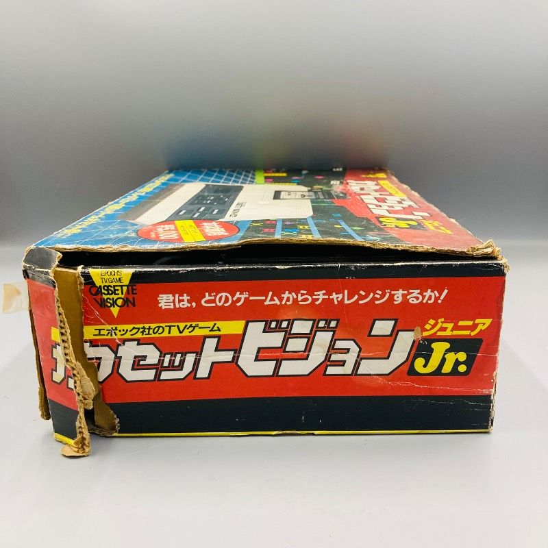 動作未確認】【箱/ソフト2本/印刷物付き】エポック カセットビジョンJr