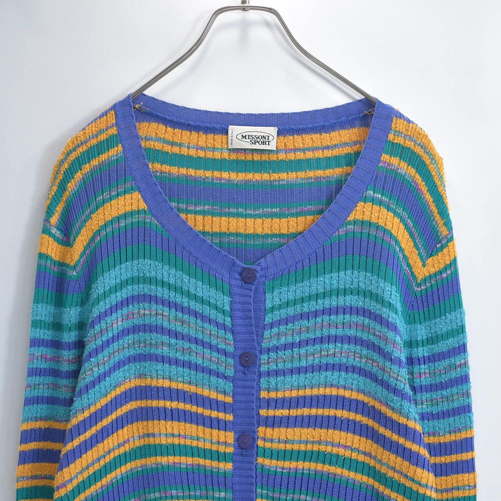 MISSONI ネイビーストライプ カーディガンの通販はau PAY マーケット 