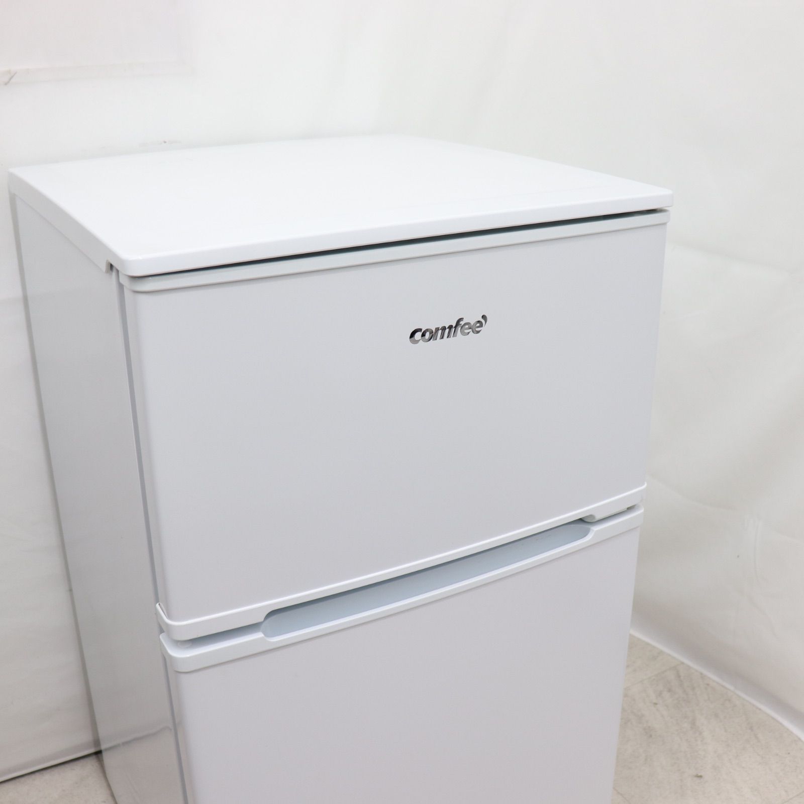 送料設置無料 comfee ノンフロン冷凍冷蔵庫 RCT90WH 【公式通販】