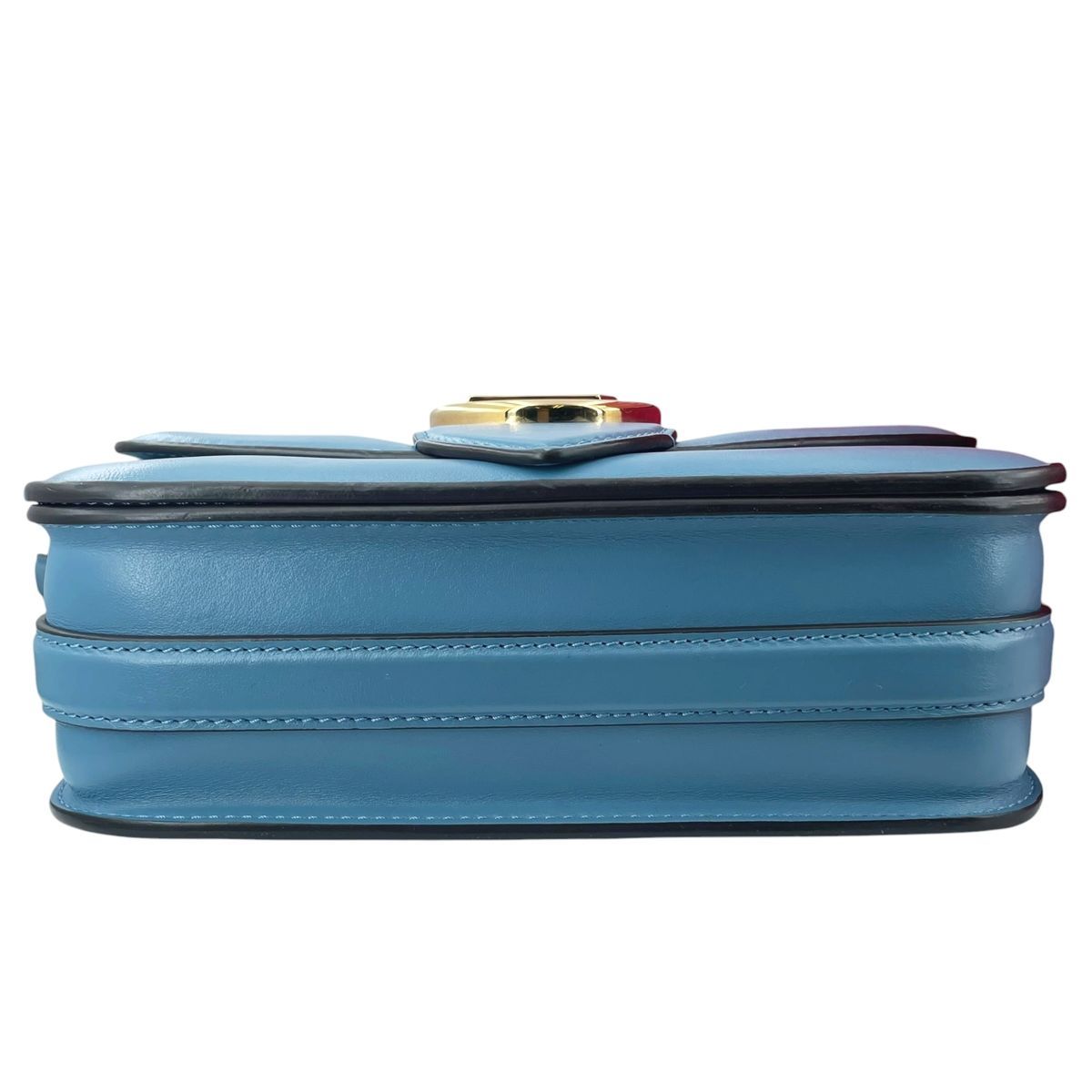 【中古】 LOUIS VUITTON ルイ・ヴィトン  LV ポンヌフ カーフ ブルー ゴールド金具 カーフ レザー M55947 LVロゴ ショルダーバッグ レディース 25027105 HO LOUIS VUITTON - 【中古】 LOUIS VUITTON ルイ・ヴィトン LV ポンヌフ