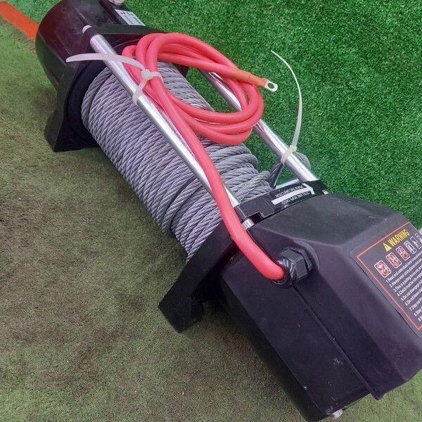 店頭引取限定 未使用】Electric Winch 電動ウィンチ 10000lbs【野田 