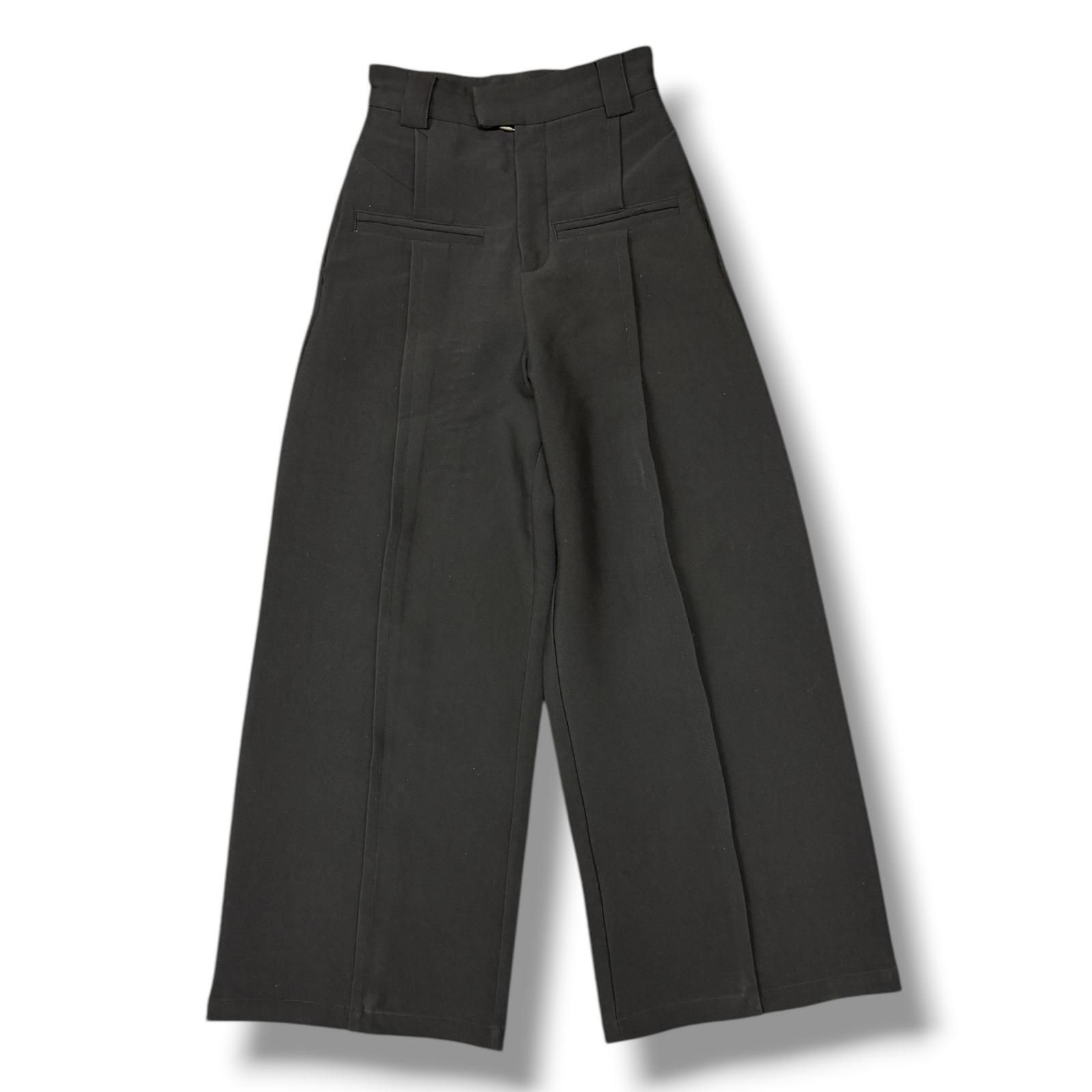 Fax Copy Express ブラック ワイドパンツ fax copy express wide leg