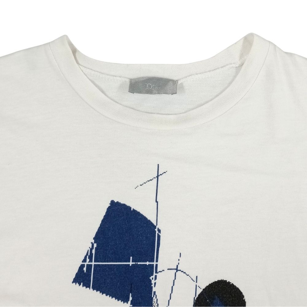 DIOR ディオール プリント 半袖Tシャツ ホワイト サイズS 正規品